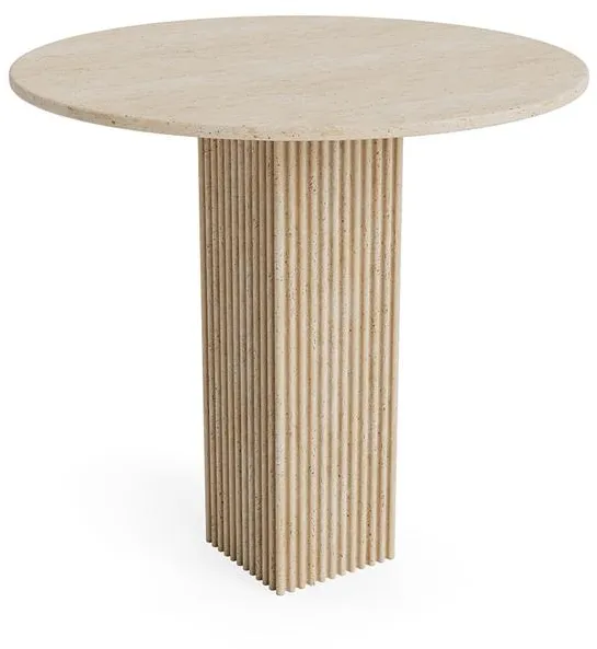 NORR11 SoHo Spisebord Ø80 Travertine